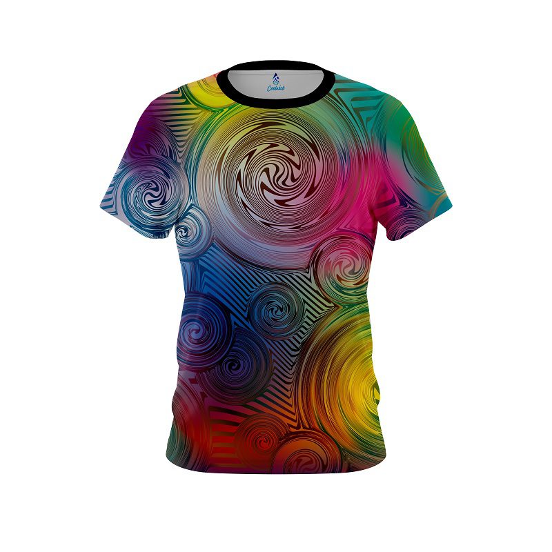 Plain Blurry Vortex CoolWick Bowling Jersey