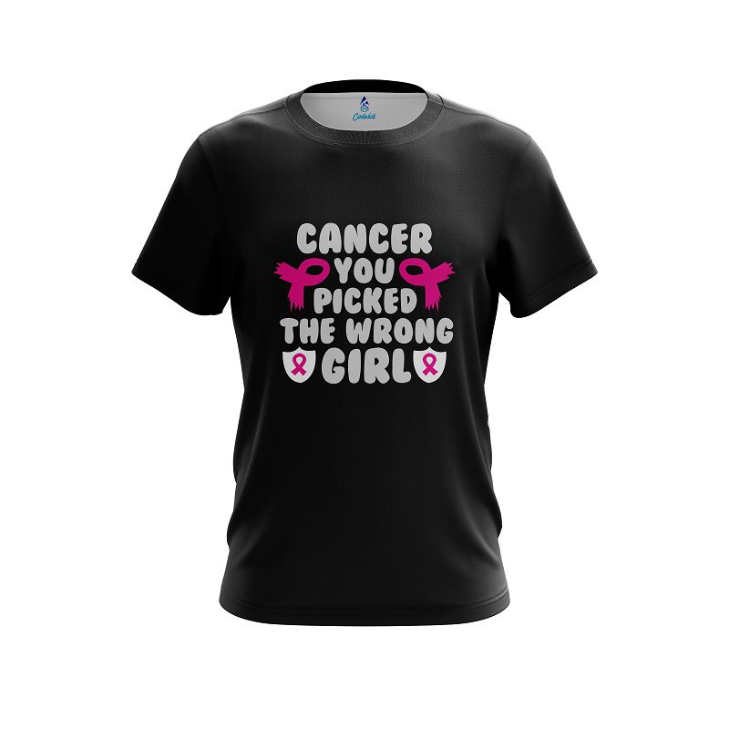 Plain Breast Cancer Fight Back CoolWick Bowling Jersey