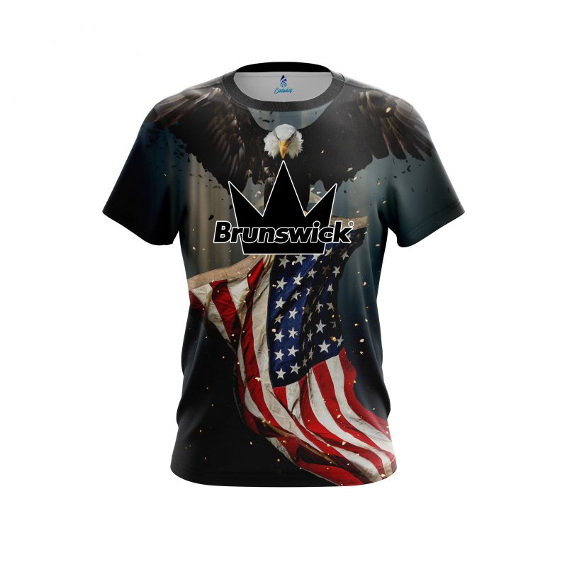 Brunswick American Eagle CoolWick Bowling Jersey
