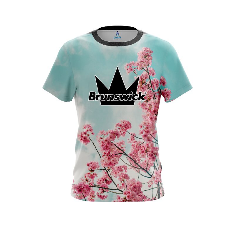 Brunswick Cherry Blossom CoolWick Bowling Jersey