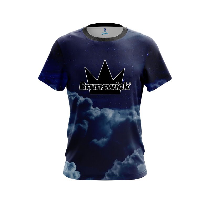 Brunswick Cloudy Night CoolWick Bowling Jersey
