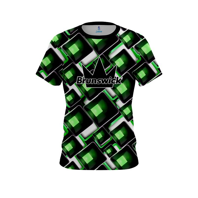 Brunswick Conception Green CoolWick Bowling Jersey