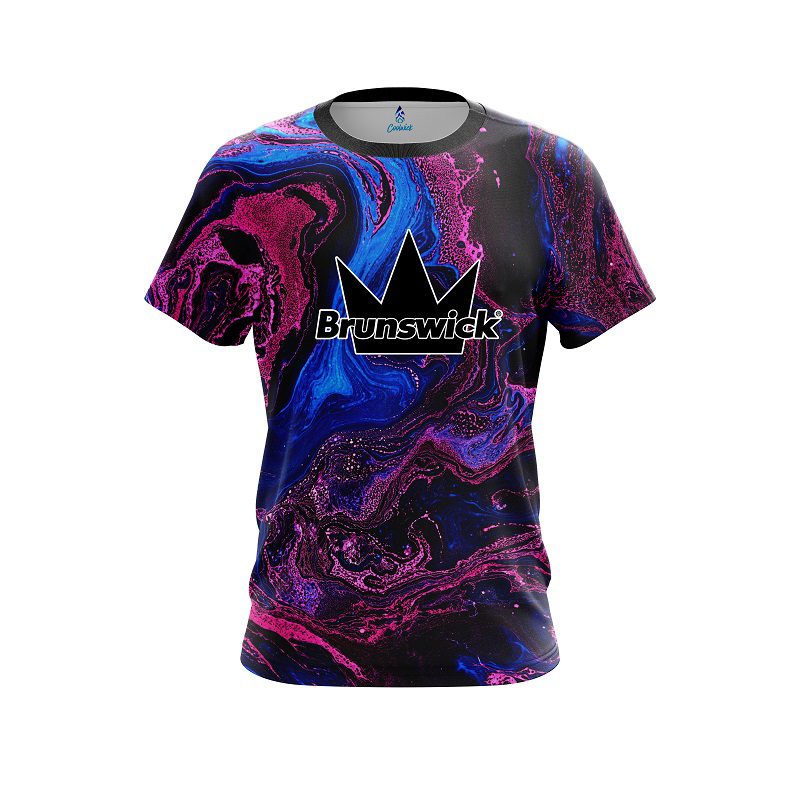 Brunswick Cotton Candy Marble CoolWick Bowling Jersey