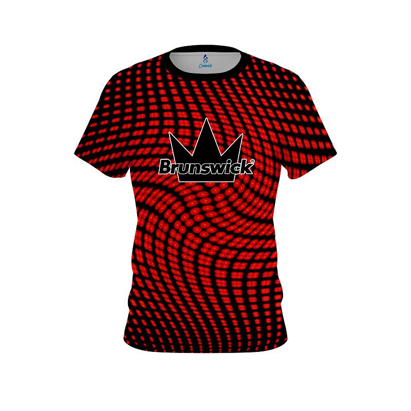 Brunswick Dyanamic Flux Red CoolWick Bowling Jersey