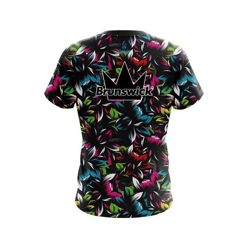Brunswick Flower Bloom CoolWick Bowling Jersey - Image 2