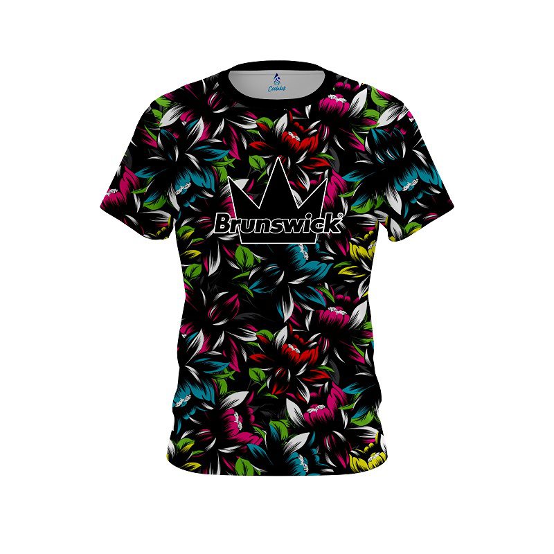 Brunswick Flower Bloom CoolWick Bowling Jersey
