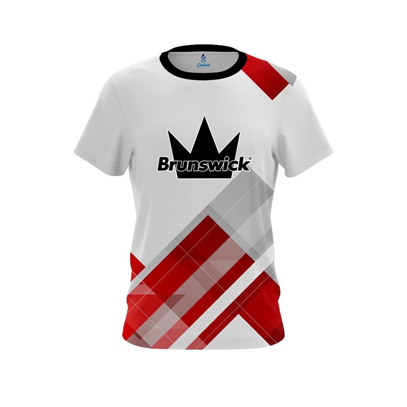 Brunswick Flyer Red CoolWick Bowling Jersey