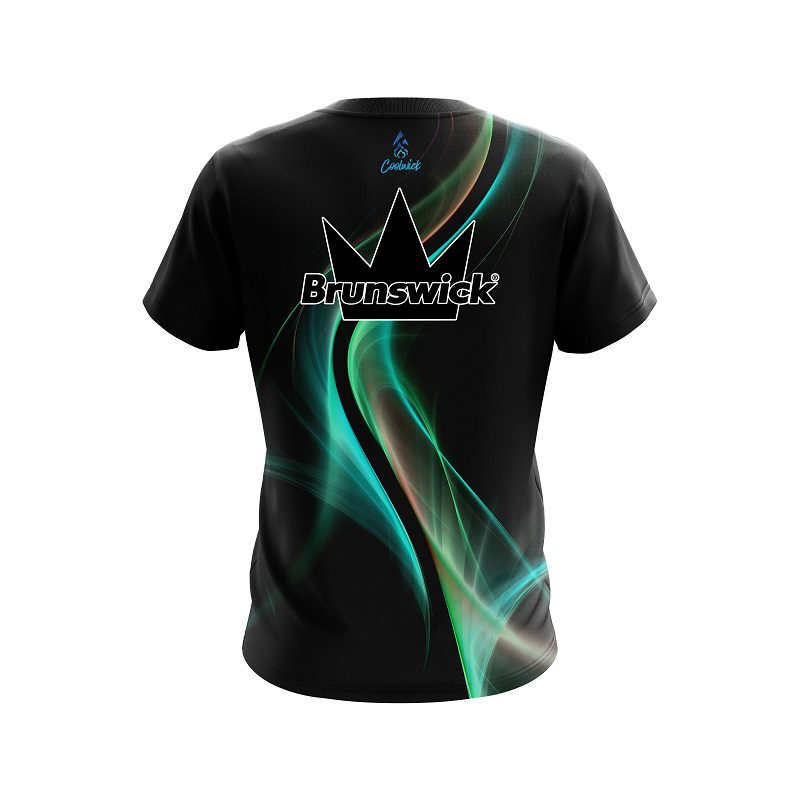 Brunswick Glowing Wave CoolWick Bowling Jersey - Image 2