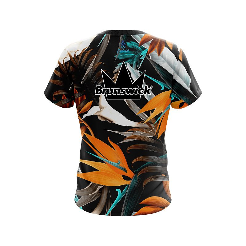 Brunswick Tropical Hawaiian CoolWick Bowling Jersey - Image 2
