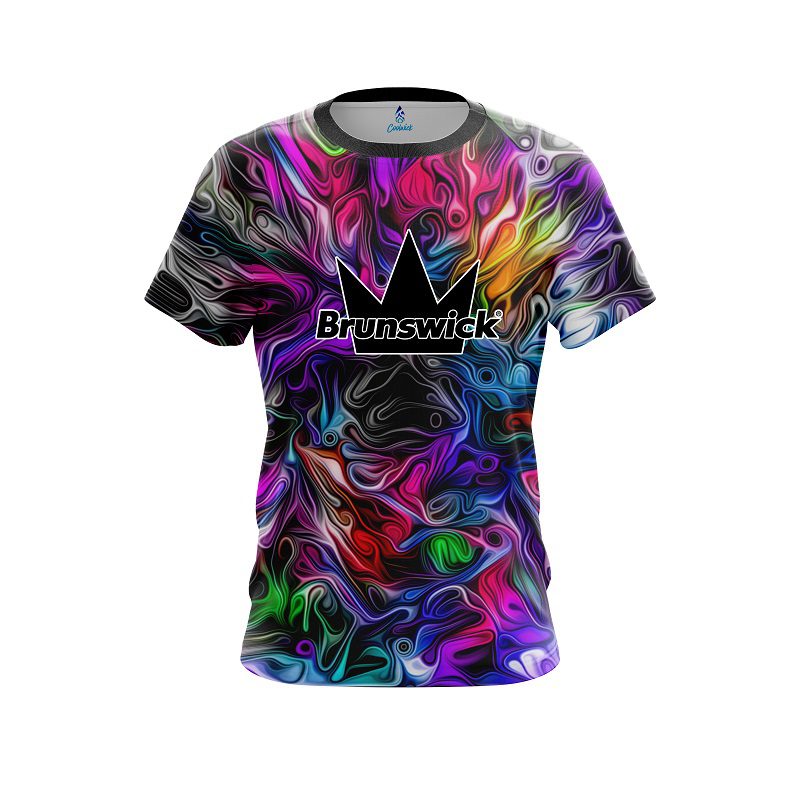 Brunswick Liquid Hypno Swirl CoolWick Bowling Jersey