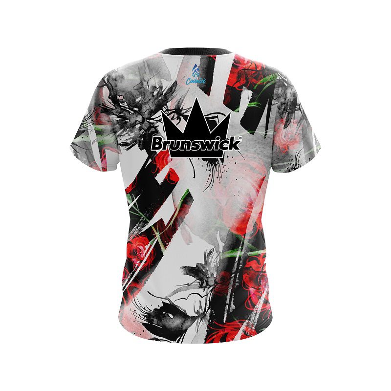 Brunswick Life Rose CoolWick Bowling Jersey - Image 2