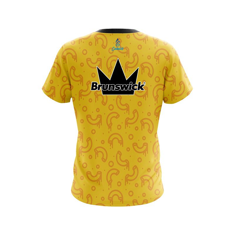 Brunswick Mac And Cheese CoolWick Bowling Jersey - Image 2