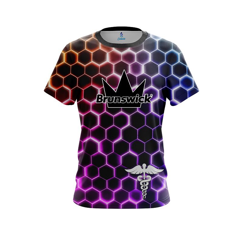 Brunswick Medical Snake Hex CoolWick Bowling Jersey