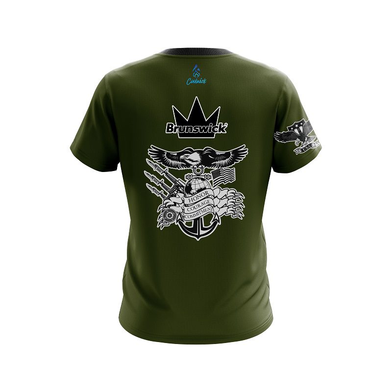 Brunswick Military Honor CoolWick Bowling Jersey - Image 2