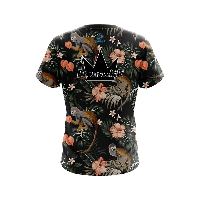 Brunswick Monkey Escape CoolWick Bowling Jersey - Image 2
