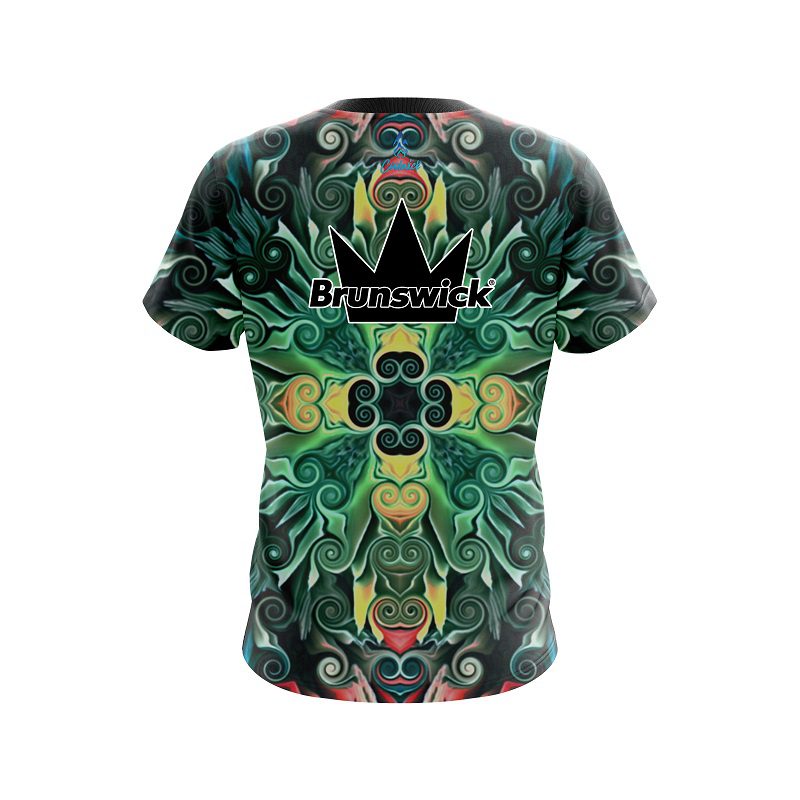 Brunswick Mosaic Bloom CoolWick Bowling Jersey - Image 2
