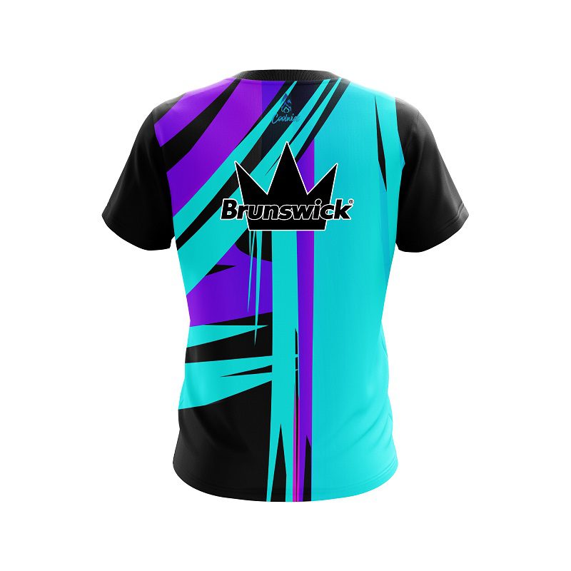 Brunswick Paint Brush Drip CoolWick Bowling Jersey - Image 2