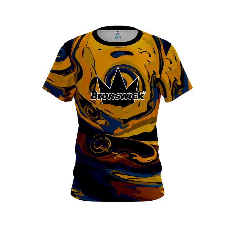 Brunswick Painted Vortex Moon CoolWick Bowling Jersey