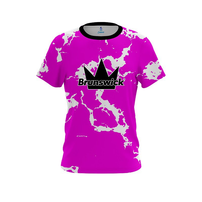 Brunswick Pink Shock CoolWick Bowling Jersey