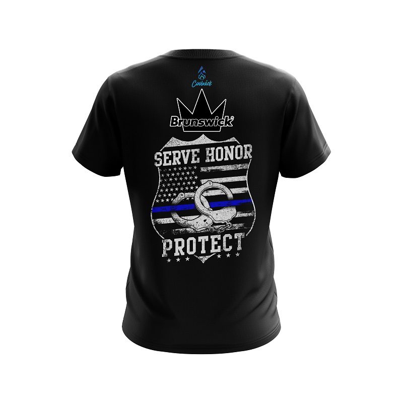 Brunswick Police Protect CoolWick Bowling Jersey - Image 2