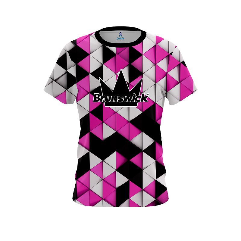 Brunswick Prism Pink CoolWick Bowling Jersey