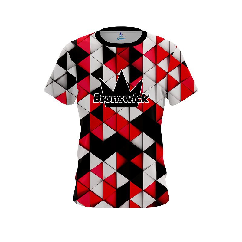 Brunswick Prism Red CoolWick Bowling Jersey