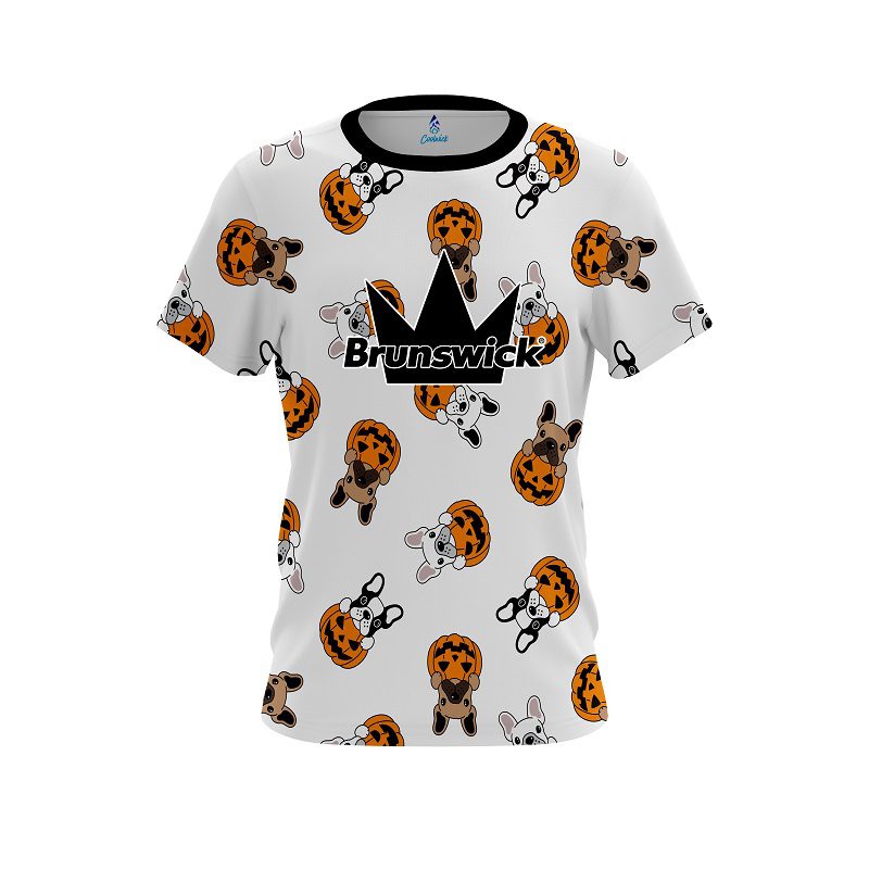 Brunswick Pumpkin Puppy Patch CoolWick Bowling Jersey