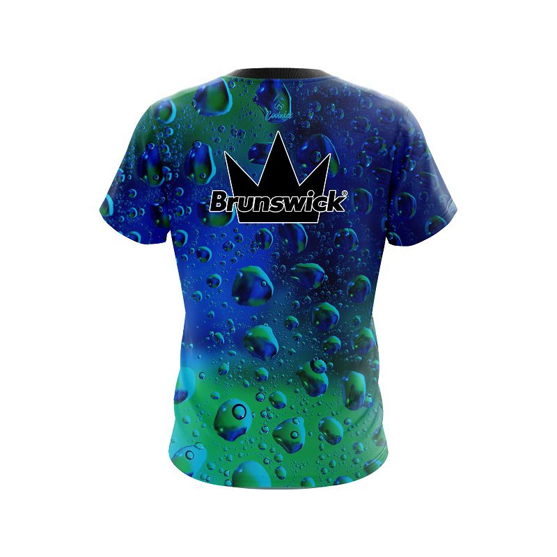 Brunswick Rain Drop CoolWick Bowling Jersey - Image 2