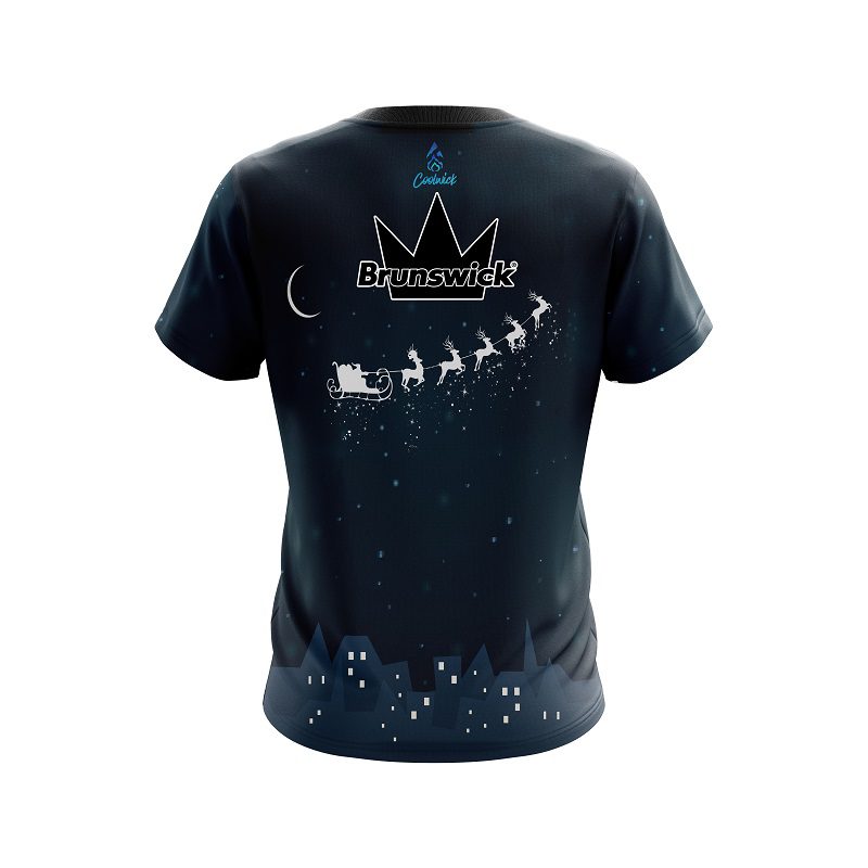 Brunswick Santa Express CoolWick Bowling Jersey - Image 2