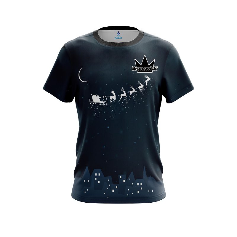 Brunswick Santa Express CoolWick Bowling Jersey
