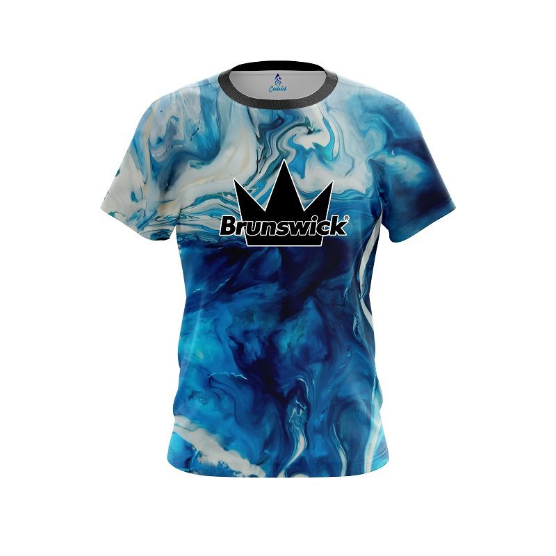 Brunswick Sea Splash CoolWick Bowling Jersey