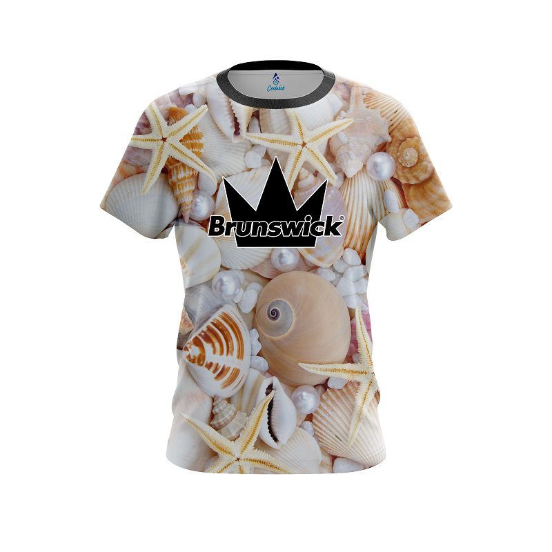Brunswick Seashells CoolWick Bowling Jersey