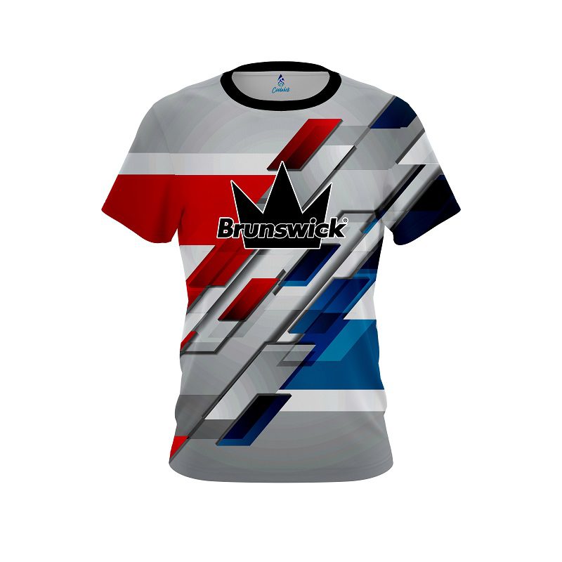 Brunswick Silver Swift CoolWick Bowling Jersey