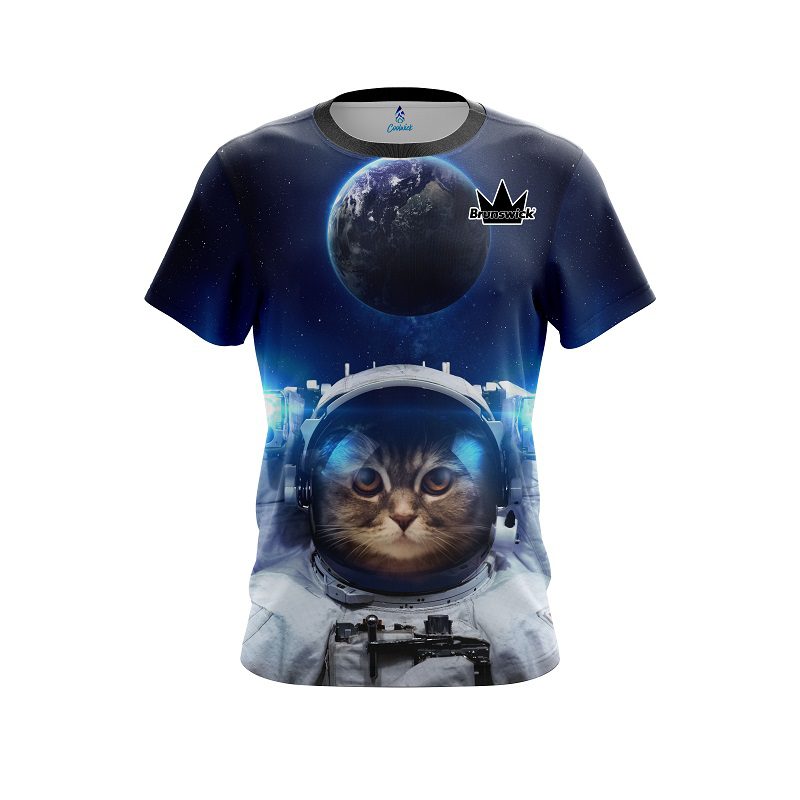 Brunswick Space Cat CoolWick Bowling Jersey
