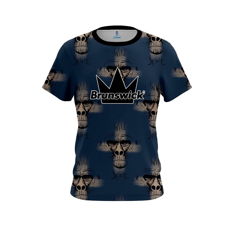 Brunswick Wild Spirit Monkey CoolWick Bowling Jersey