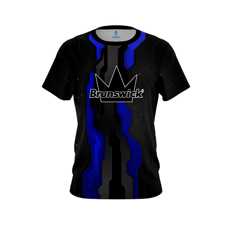 Brunswick Sport Technology Blue CoolWick Bowling Jersey