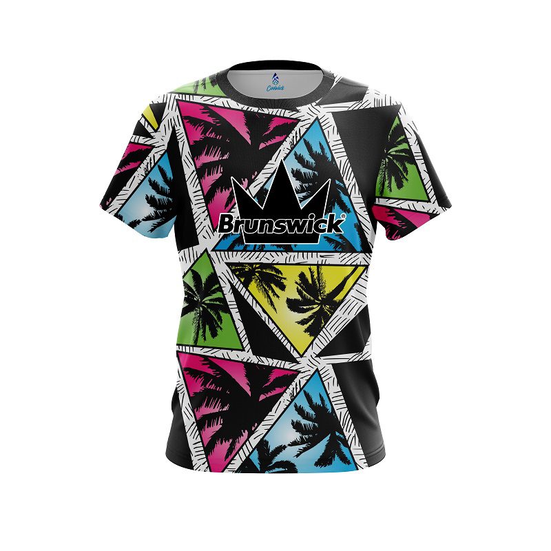 Brunswick Summer Palms CoolWick Bowling Jersey