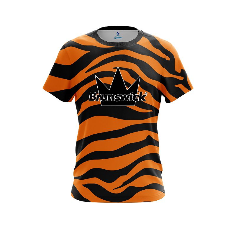 Brunswick Tiger Stripes CoolWick Bowling Jersey