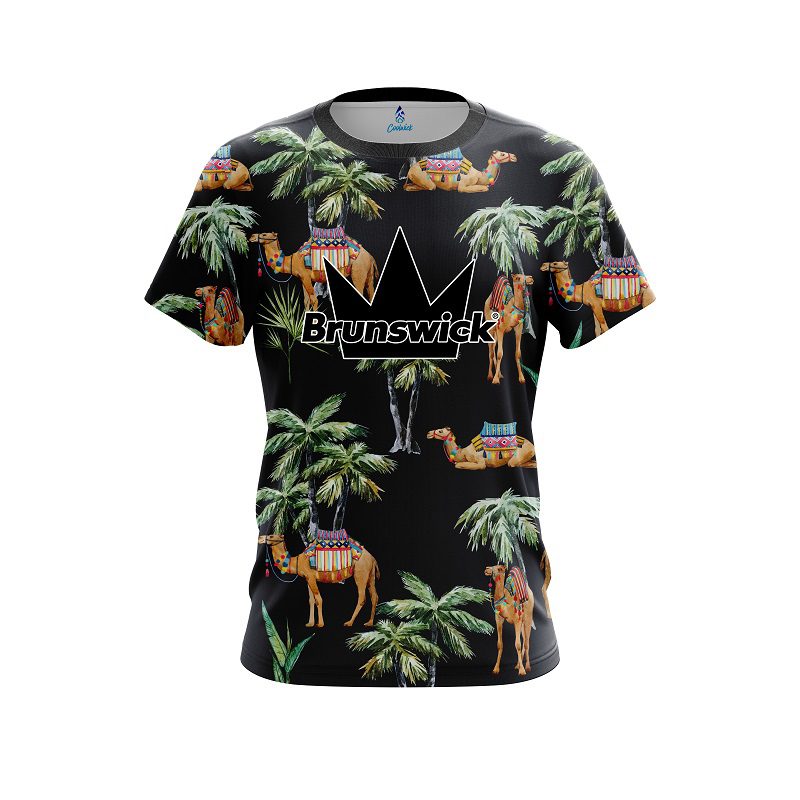 Brunswick Tropical Camel CoolWick Bowling Jersey