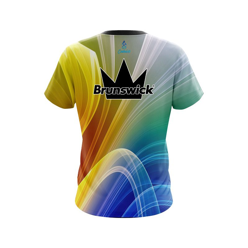 Brunswick Wave Runner CoolWick Bowling Jersey - Image 2