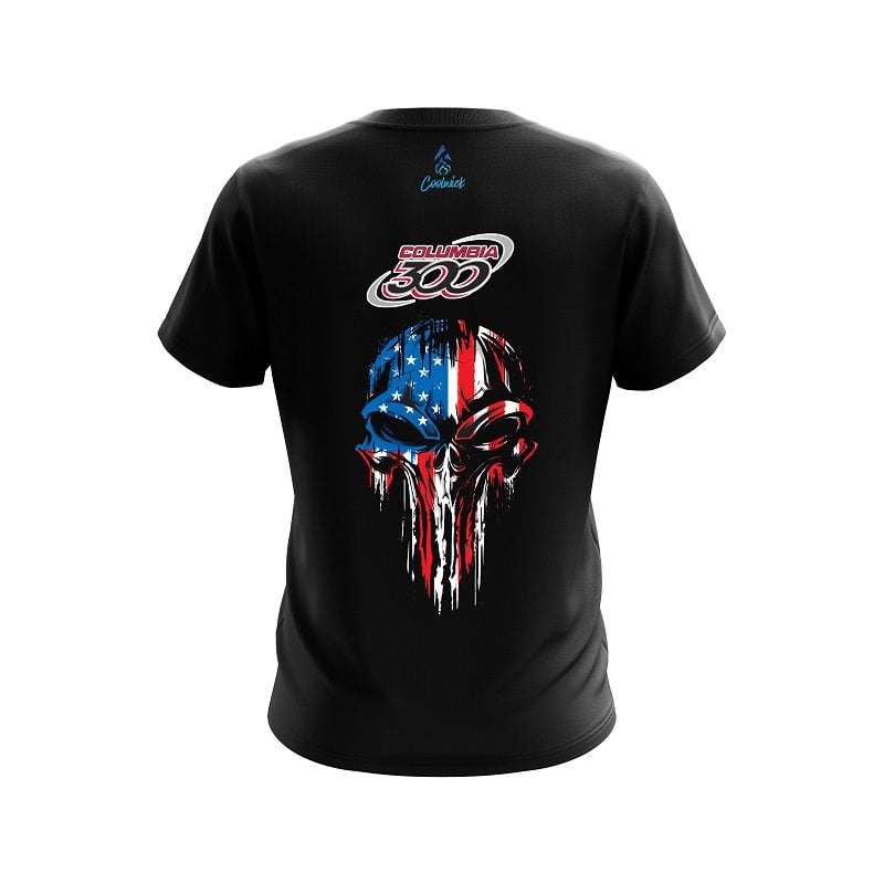 Columbia 300 American Pride CoolWick Bowling Jersey - Image 2