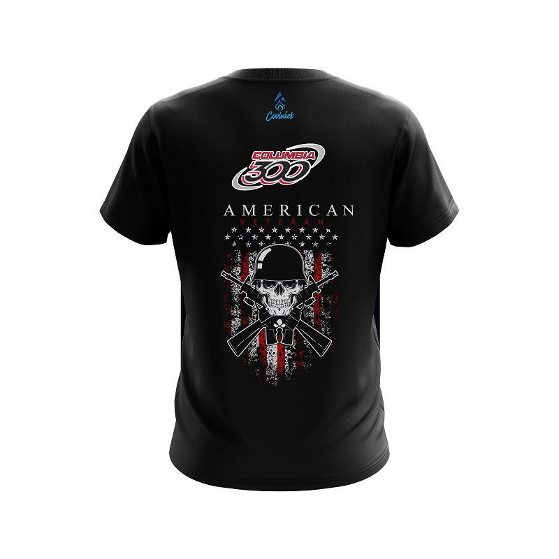 Columbia 300 American Veteran CoolWick Bowling Jersey - Image 2