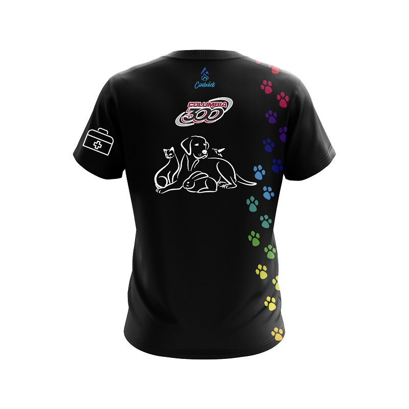 Columbia 300 Animal Rescue CoolWick Bowling Jersey - Image 2