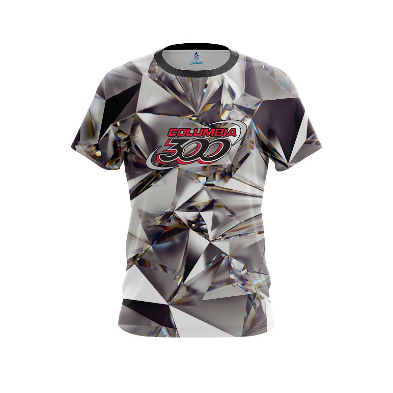 Columbia 300 Crystal Diamonds CoolWick Bowling Jersey