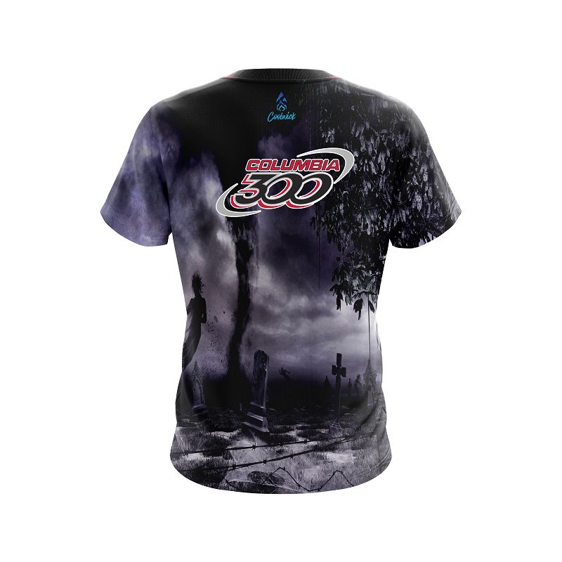 Columbia 300 Ghost Cemetery CoolWick Bowling Jersey - Image 2