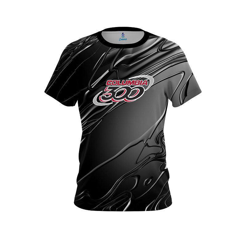 Columbia 300 Melting Silver CoolWick Bowling Jersey