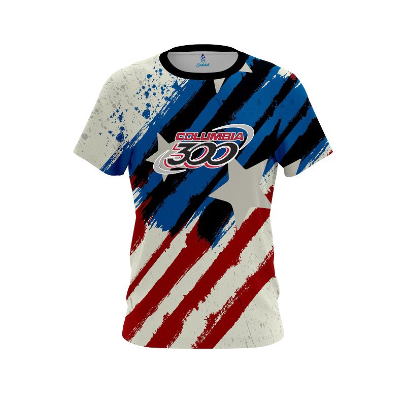 Columbia 300 Merica CoolWick Bowling Jersey