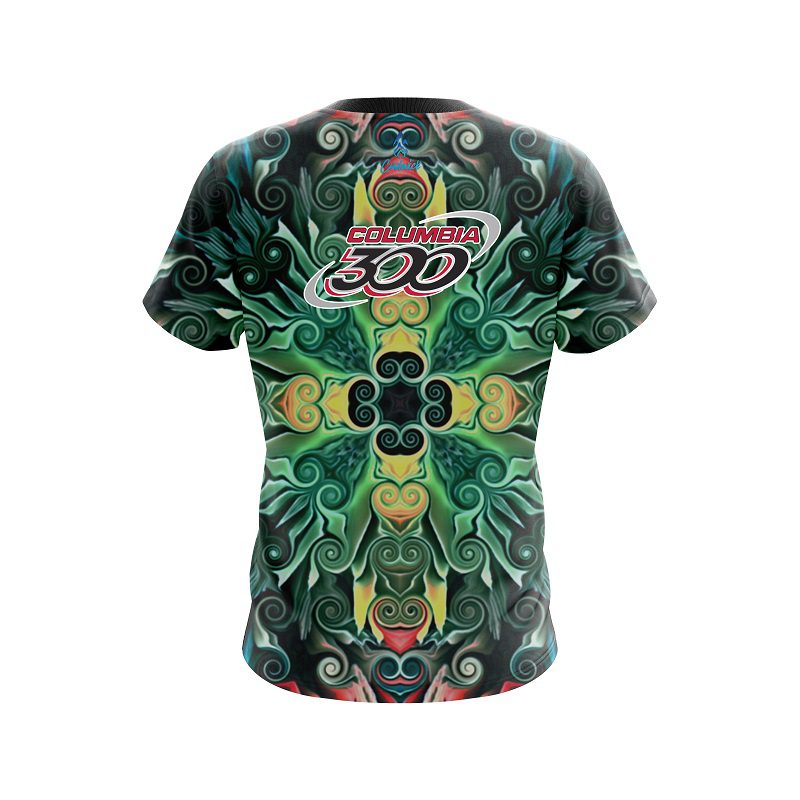 Columbia 300 Mosaic Bloom CoolWick Bowling Jersey - Image 2