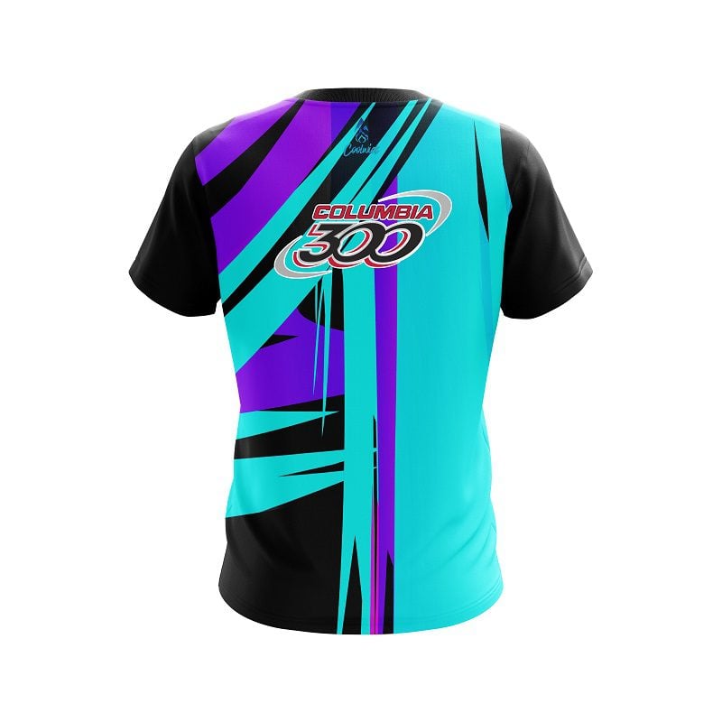 Columbia 300 Paint Brush Drip CoolWick Bowling Jersey - Image 2