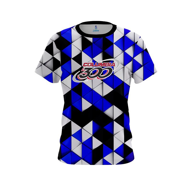 Columbia 300 Prism Blue CoolWick Bowling Jersey